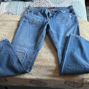 LEI Women's Boot Cut Jeans - Blue